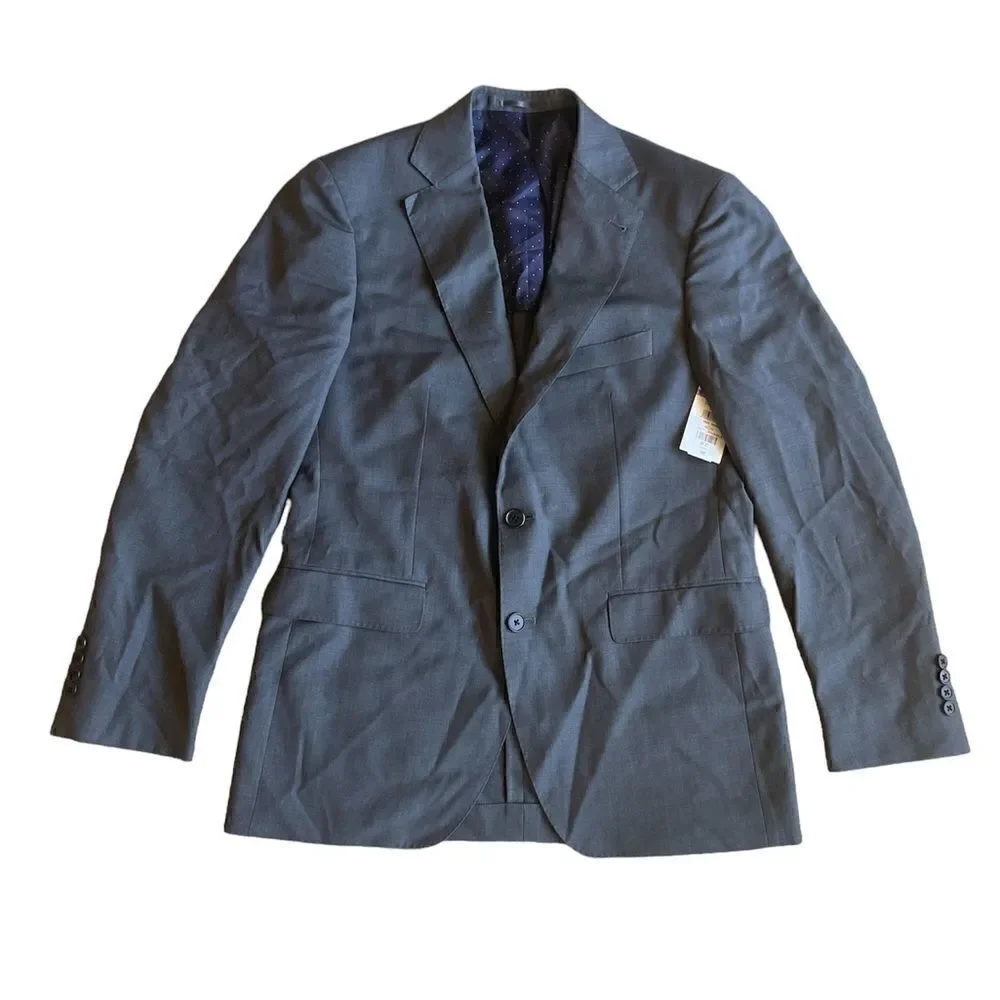 ALTON LANE Tailored Fit Suit Gray Size 40R NWOT